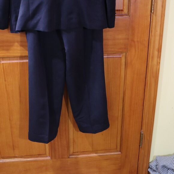 CLIO Black Double Breasted Vintage Pant Suit 10 - Picture 13 of 16